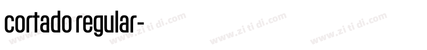 cortado regular字体转换 cortado regular字体转换